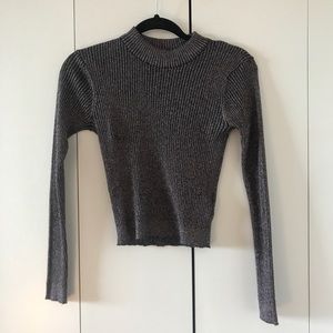Sparkle Cropped Sweater